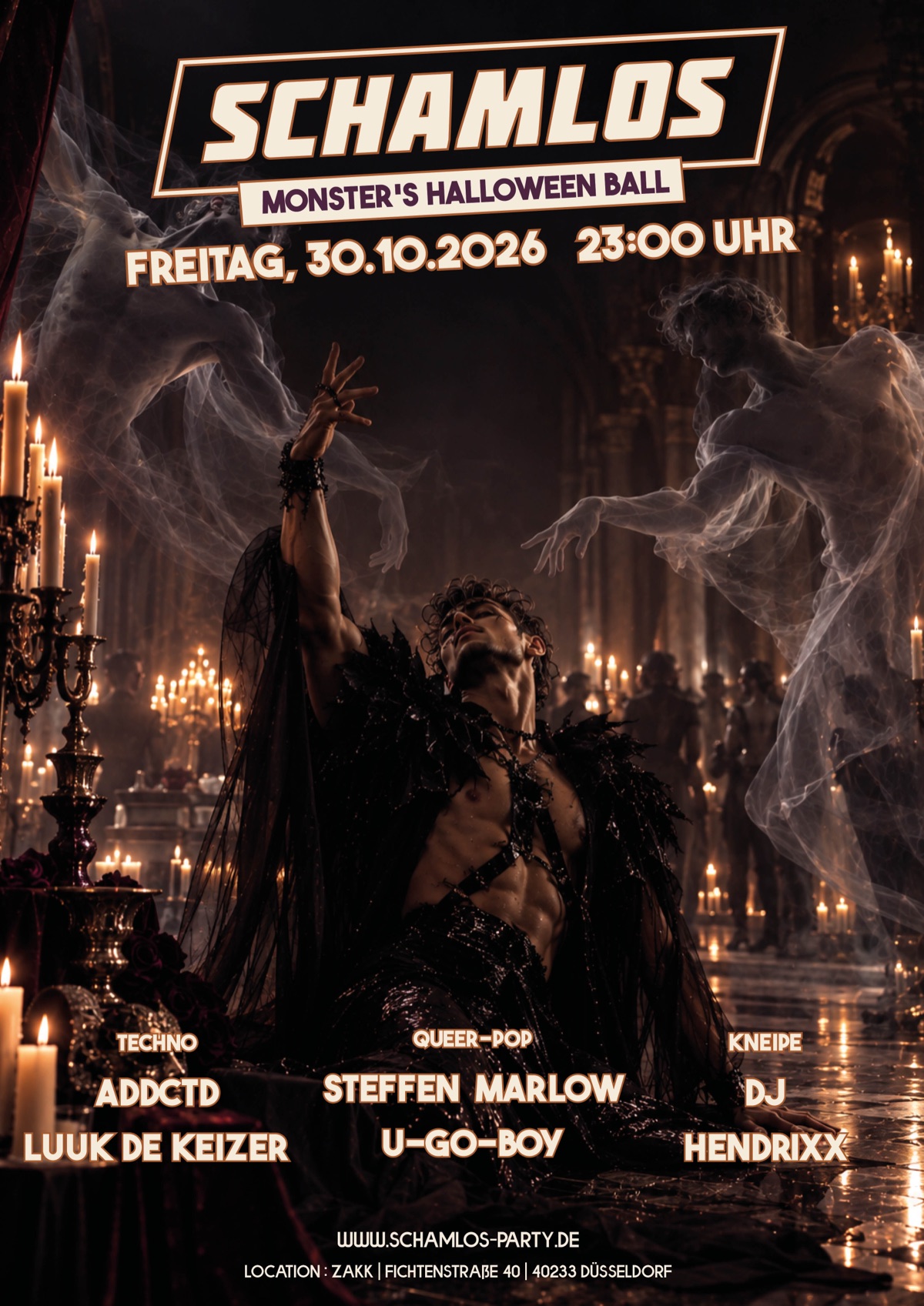Schamlos – Monster’s Halloween Ball Plakat